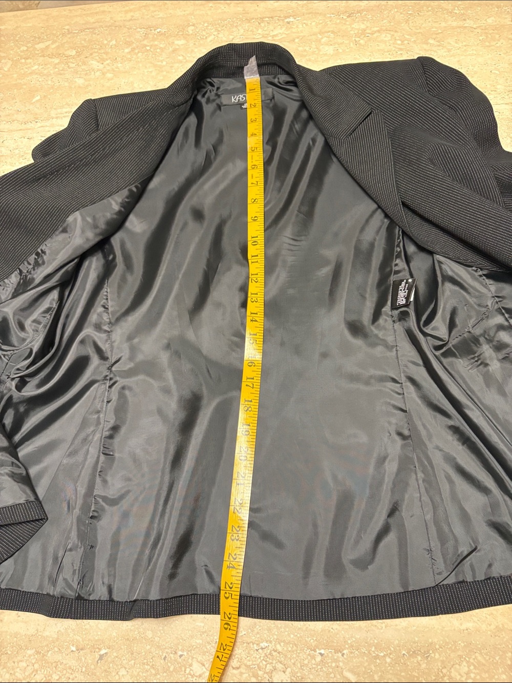 NWOT ladies Kasper Pinstripe Pantsuit - Picture 8 of 12
